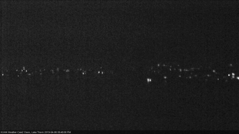 Lake Travis webcam, April 6, 2019 8:50 PM CT