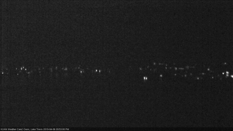 Lake Travis webcam, April 6, 2019 8:55 PM CT