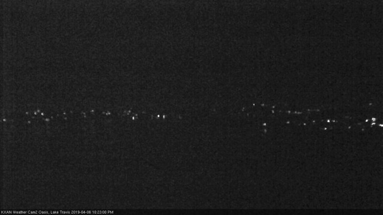Lake Travis webcam, April 6, 2019 9:25 PM CT