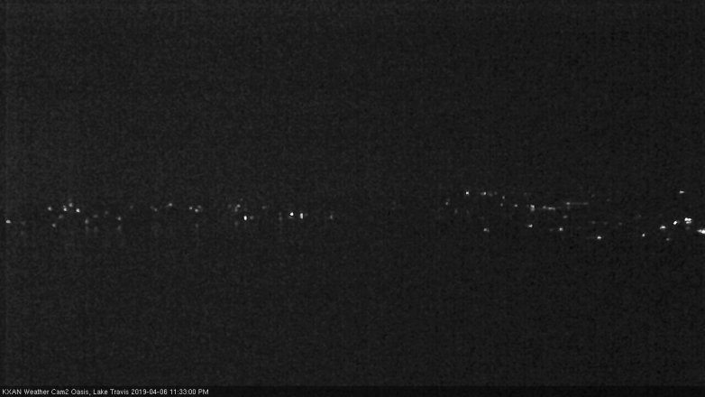 Lake Travis webcam, April 6, 2019 10:35 PM CT
