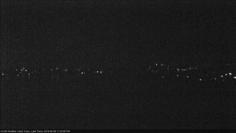 Lake Travis webcam, April 6, 2019 10:55 PM CT