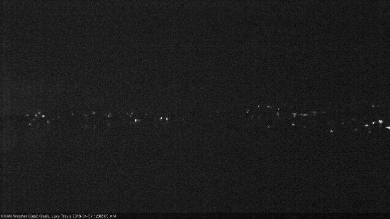 Lake Travis webcam, April 6, 2019 11:05 PM CT