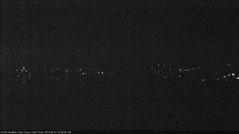 Lake Travis webcam, April 6, 2019 11:10 PM CT