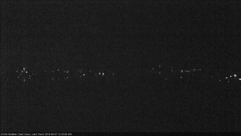 Lake Travis webcam, April 6, 2019 11:35 PM CT