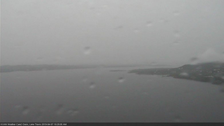 Lake Travis webcam, April 7, 2019 9:30 AM CT