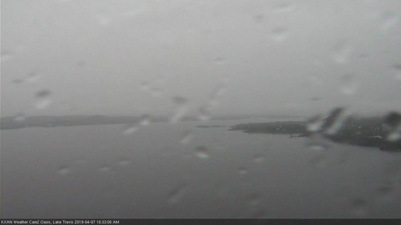 Lake Travis webcam, April 7, 2019 9:35 AM CT