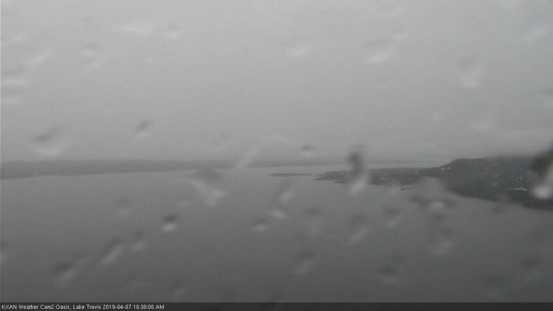Lake Travis webcam, April 7, 2019 9:40 AM CT