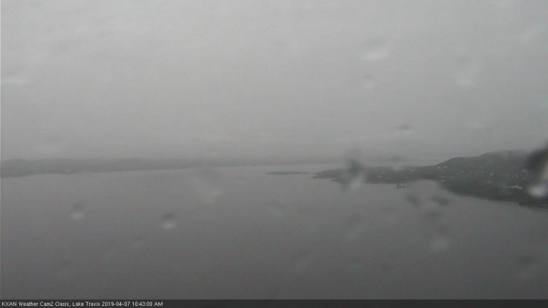 Lake Travis webcam, April 7, 2019 9:45 AM CT