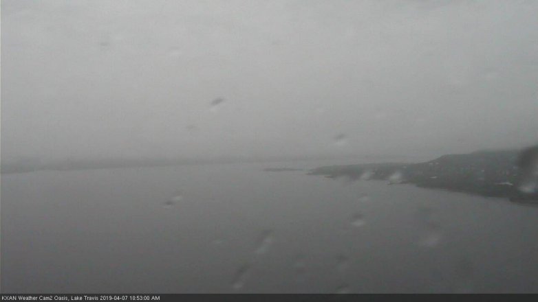 Lake Travis webcam, April 7, 2019 9:55 AM CT