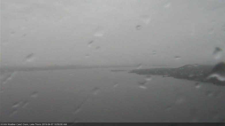Lake Travis webcam, April 7, 2019 10:00 AM CT