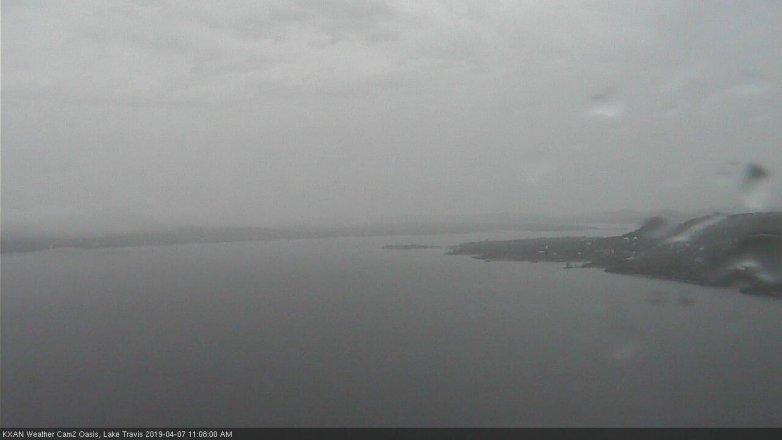 Lake Travis webcam, April 7, 2019 10:10 AM CT