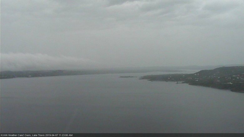 Lake Travis webcam, April 7, 2019 10:25 AM CT