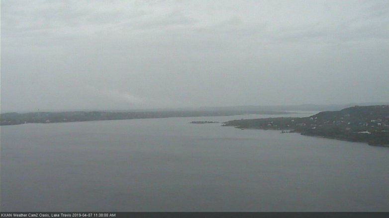 Lake Travis webcam, April 7, 2019 10:40 AM CT
