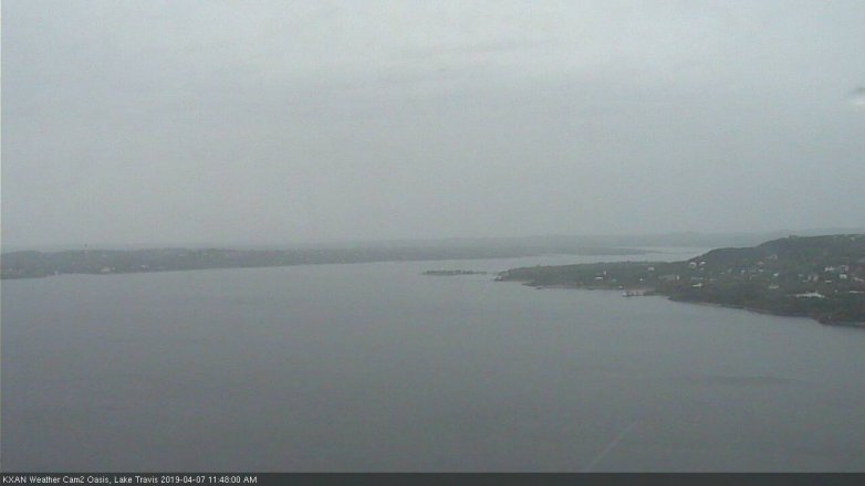 Lake Travis webcam, April 7, 2019 10:50 AM CT