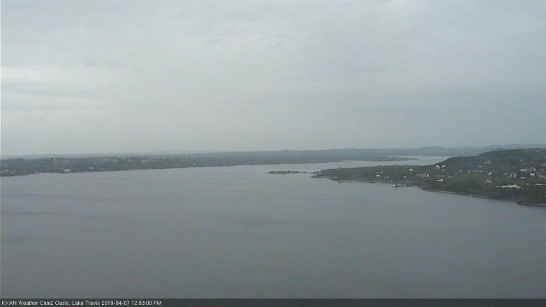 Lake Travis webcam, April 7, 2019 11:05 AM CT