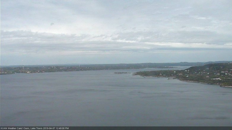 Lake Travis webcam, April 7, 2019 11:50 AM CT