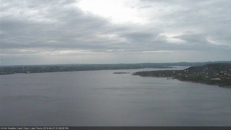 Lake Travis webcam, April 7, 2019 12:10 PM CT