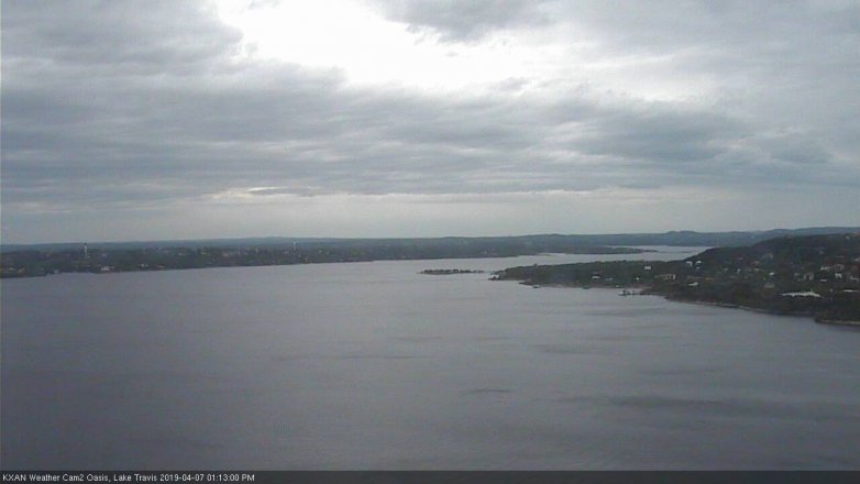 Lake Travis webcam, April 7, 2019 12:15 PM CT