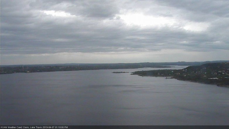 Lake Travis webcam, April 7, 2019 12:20 PM CT