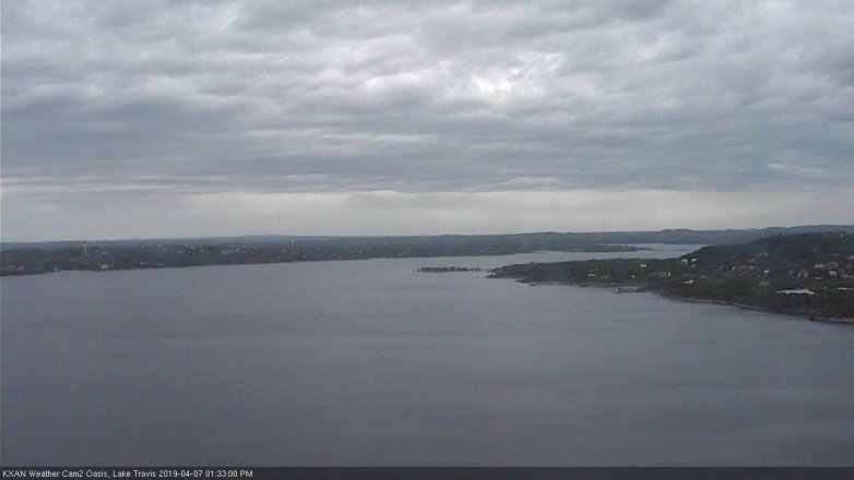 Lake Travis webcam, April 7, 2019 12:35 PM CT
