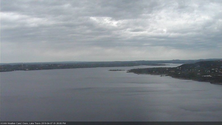 Lake Travis webcam, April 7, 2019 12:40 PM CT