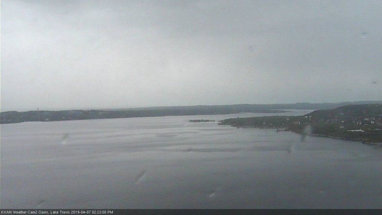 Lake Travis webcam, April 7, 2019 1:25 PM CT