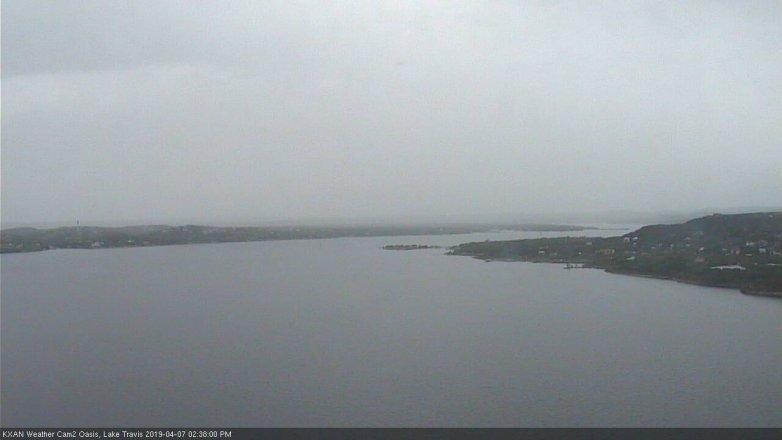 Lake Travis webcam, April 7, 2019 1:40 PM CT