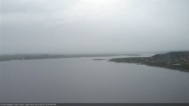 Lake Travis webcam, April 7, 2019 1:45 PM CT