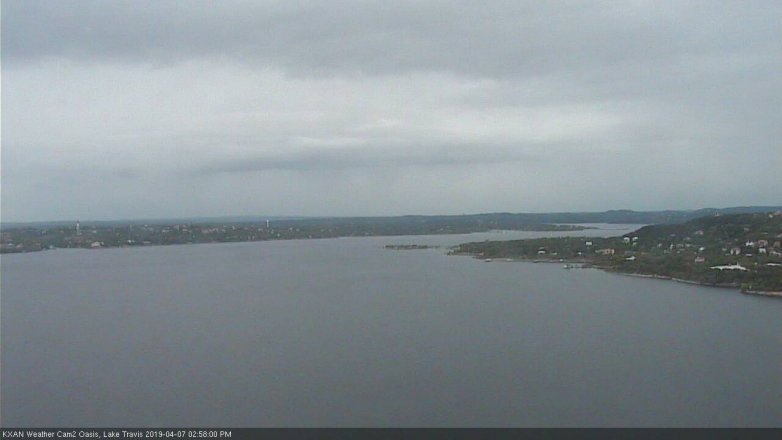 Lake Travis webcam, April 7, 2019 2:00 PM CT
