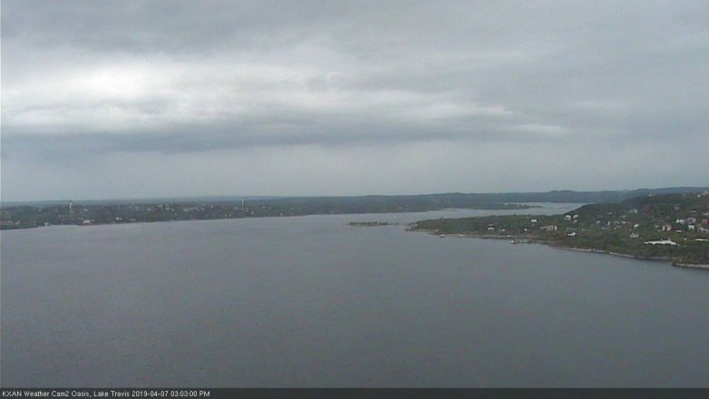 Lake Travis webcam, April 7, 2019 2:05 PM CT