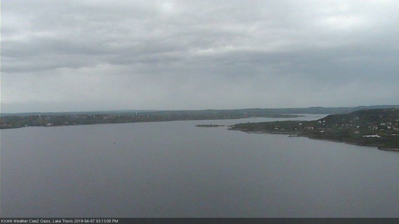 Lake Travis webcam, April 7, 2019 2:15 PM CT