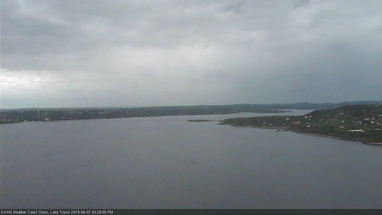 Lake Travis webcam, April 7, 2019 2:30 PM CT