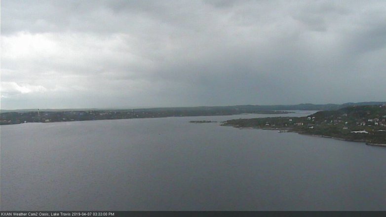 Lake Travis webcam, April 7, 2019 2:35 PM CT