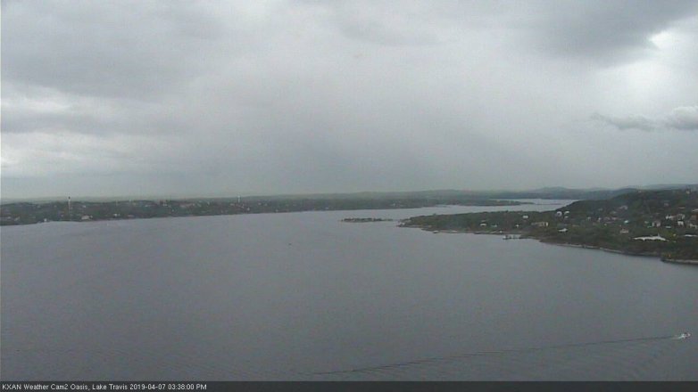Lake Travis webcam, April 7, 2019 2:40 PM CT