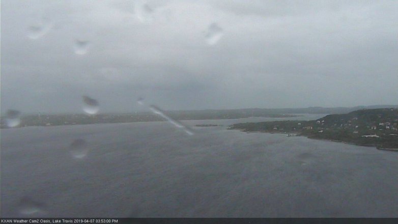 Lake Travis webcam, April 7, 2019 2:55 PM CT