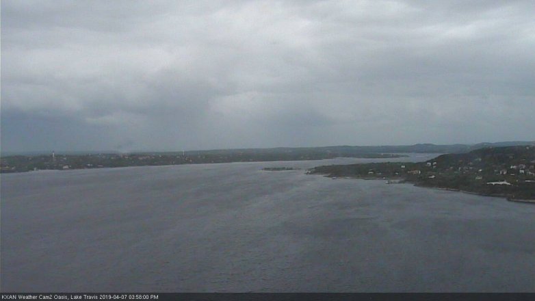 Lake Travis webcam, April 7, 2019 3:00 PM CT