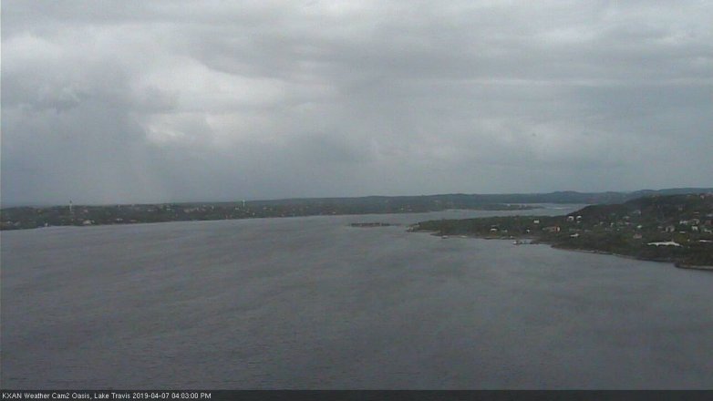 Lake Travis webcam, April 7, 2019 3:05 PM CT