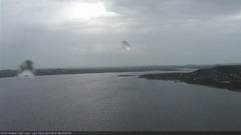 Lake Travis webcam, April 7, 2019 3:35 PM CT
