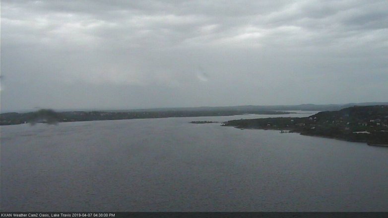 Lake Travis webcam, April 7, 2019 3:40 PM CT