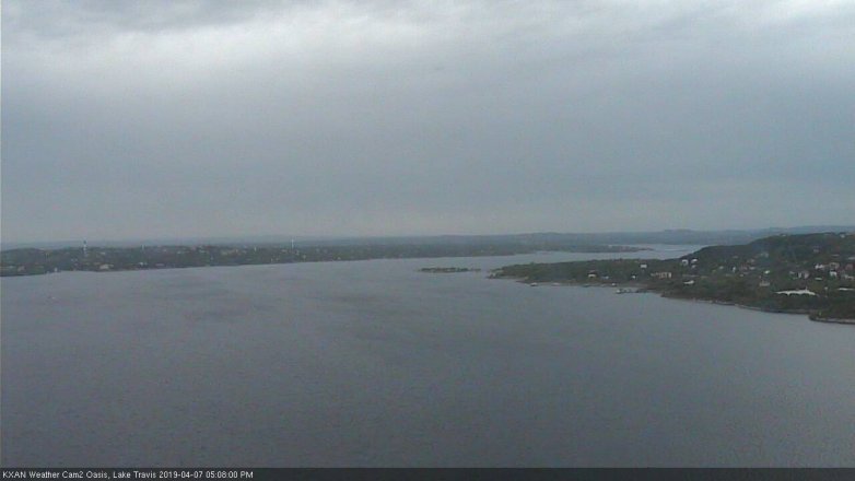 Lake Travis webcam, April 7, 2019 4:10 PM CT