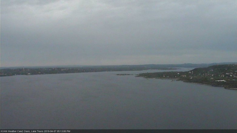Lake Travis webcam, April 7, 2019 4:15 PM CT