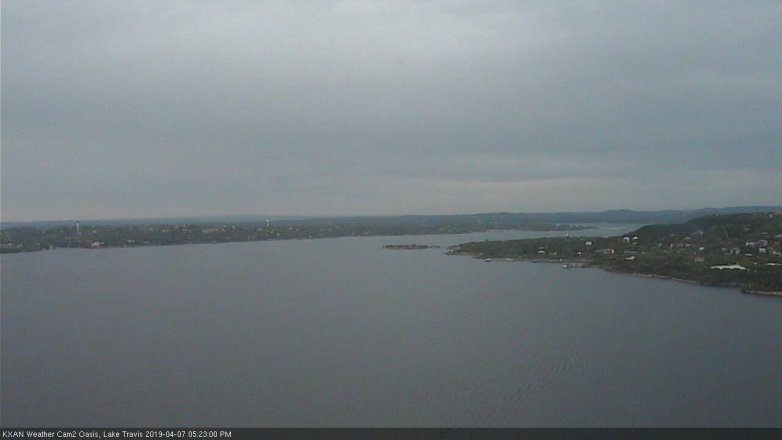 Lake Travis webcam, April 7, 2019 4:25 PM CT