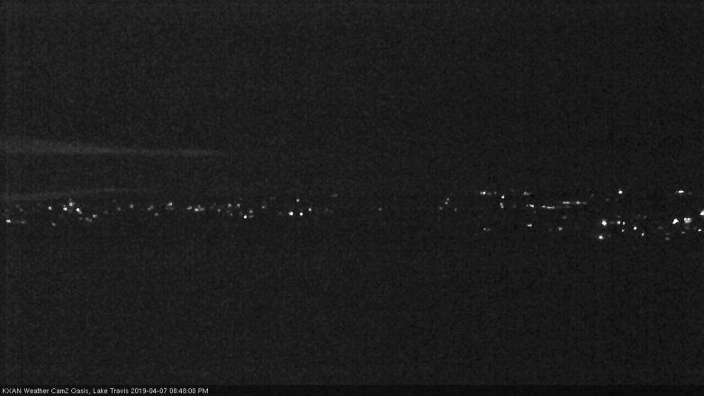 Lake Travis webcam, April 7, 2019 7:50 PM CT