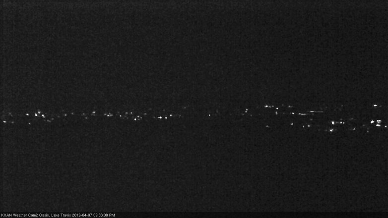 Lake Travis webcam, April 7, 2019 8:35 PM CT