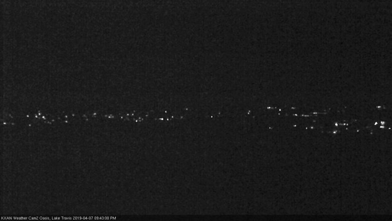 Lake Travis webcam, April 7, 2019 8:45 PM CT