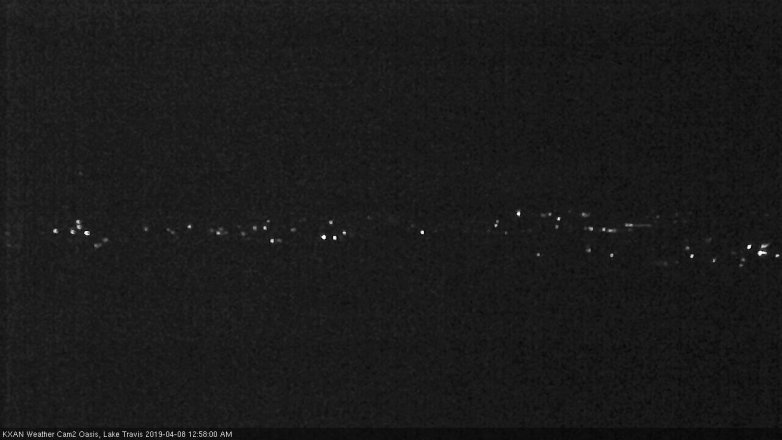 Lake Travis webcam, April 7, 2019 12:00 AM CT
