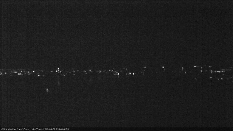 Lake Travis webcam, April 8, 2019 8:10 PM CT