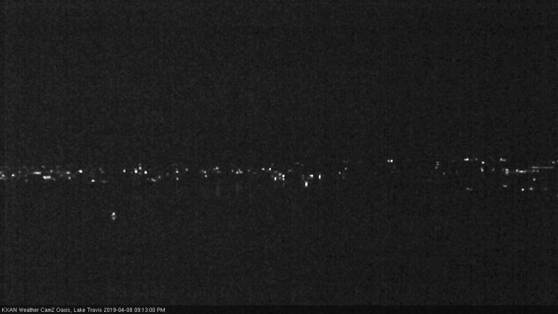 Lake Travis webcam, April 8, 2019 8:15 PM CT