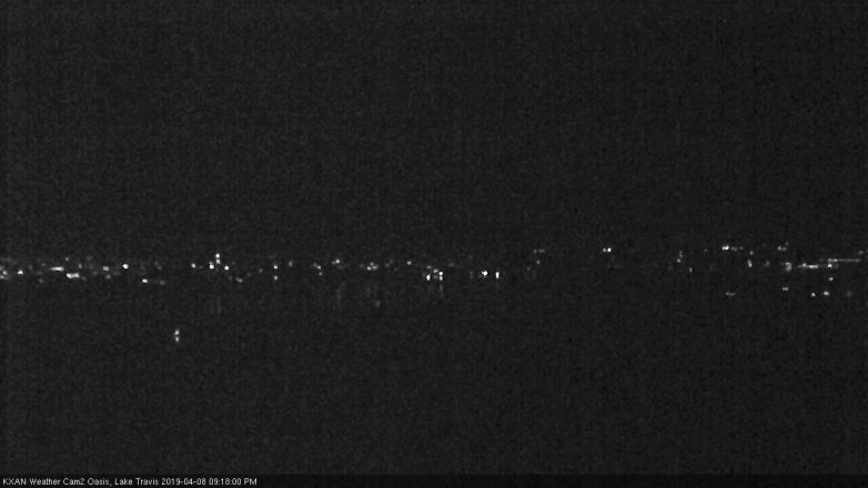 Lake Travis webcam, April 8, 2019 8:20 PM CT