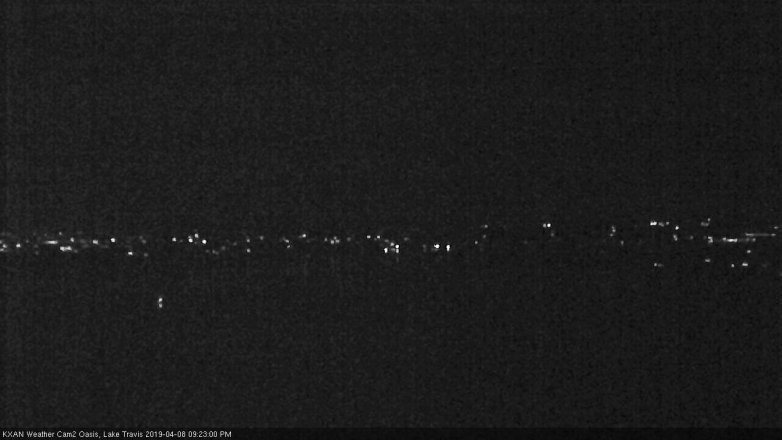 Lake Travis webcam, April 8, 2019 8:25 PM CT